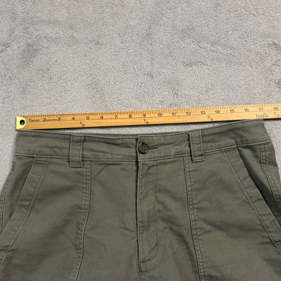 Old Navy High Rise Barrel Leg Pants Olive Green Womens Size 12 W34in. x L25in. - Picture 10 of 10